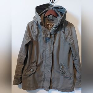 AE - American Eagle Outfitters Military Hooded Jacket